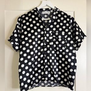 Anna‎ Kay polka dot satin short pajamas